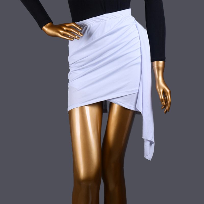 Summer Latin Dance Skirt Modern Dance Skirt Irregular Skirt Latin Dance Adult Women Skirt Practice Performance Dress