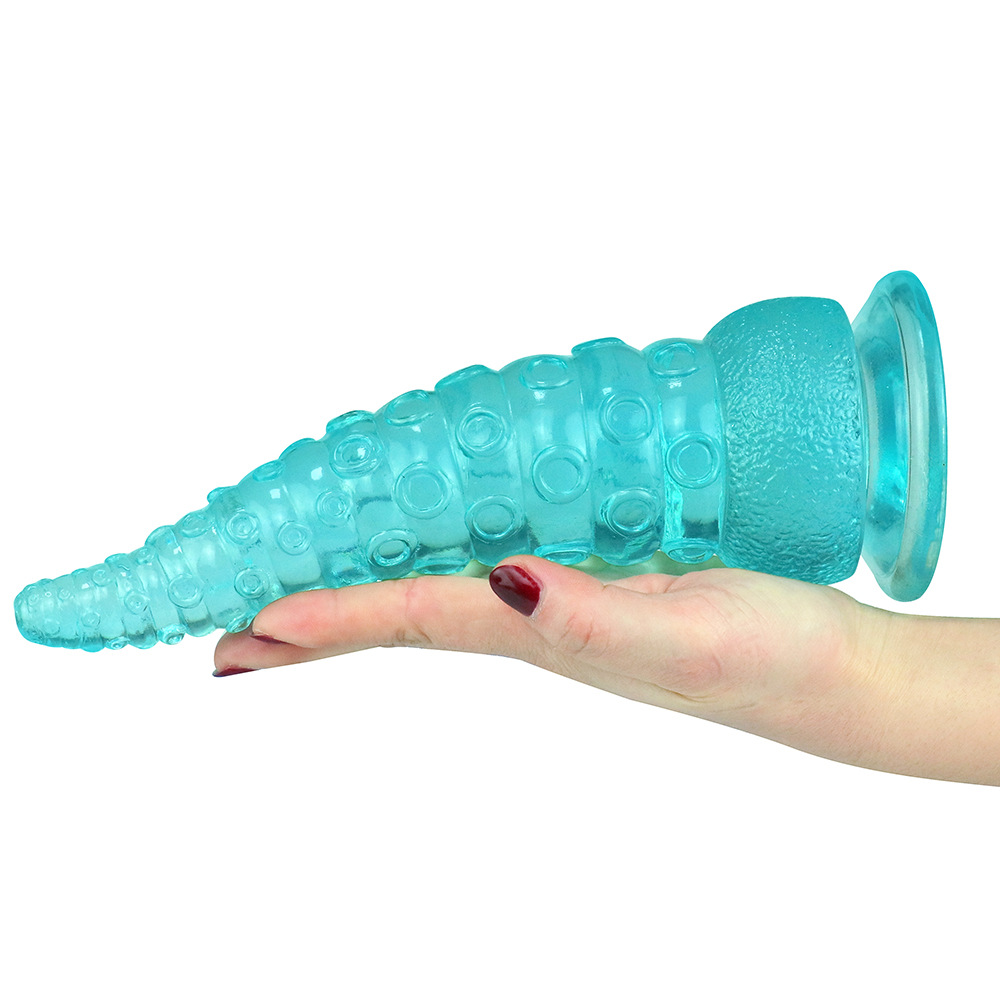Octopus tentacle dildo anal plug masturbator anal diffuser back court bead male and female sexual adult products_voghion.com