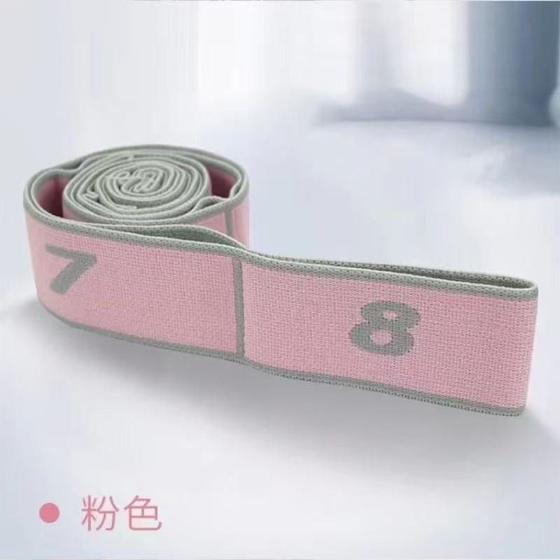 Yoga stretching band resistance band segmented tension training fitness women's back and shoulder opening rope stretching dance elastic band