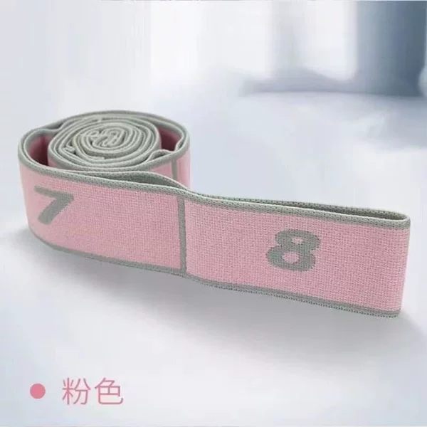 Yoga stretching band resistance band segmented tension training fitness women's back and shoulder opening rope stretching dance elastic band