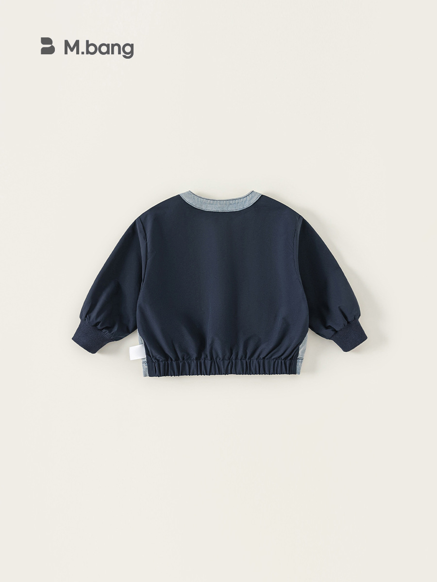 Ropa infantil Youbao, chaqueta de primavera y otoño para niños, chaqueta vaquera elegante para niños pequeños y niños.