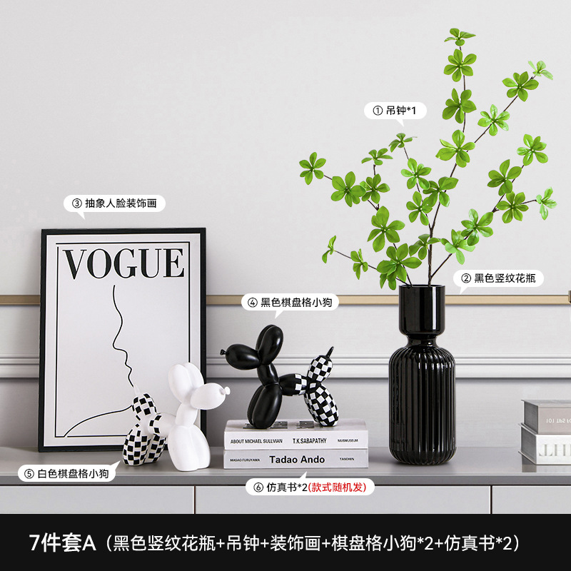 Entrar en el hogar decoración de puerta de entrada moderna alta sensación de sala de estar hogar escritorio TV comedor armario zapatos nicho decoración suave