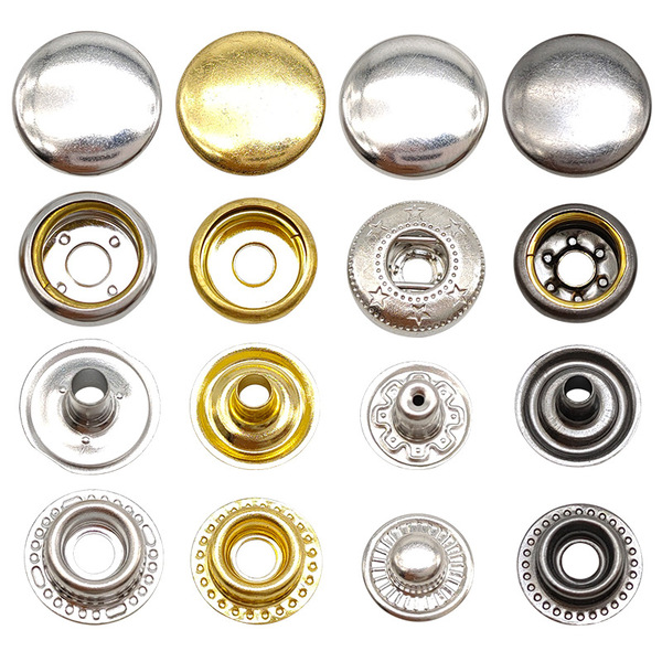 831 Supreme buckle metal invisible hidden buckle presses a round…