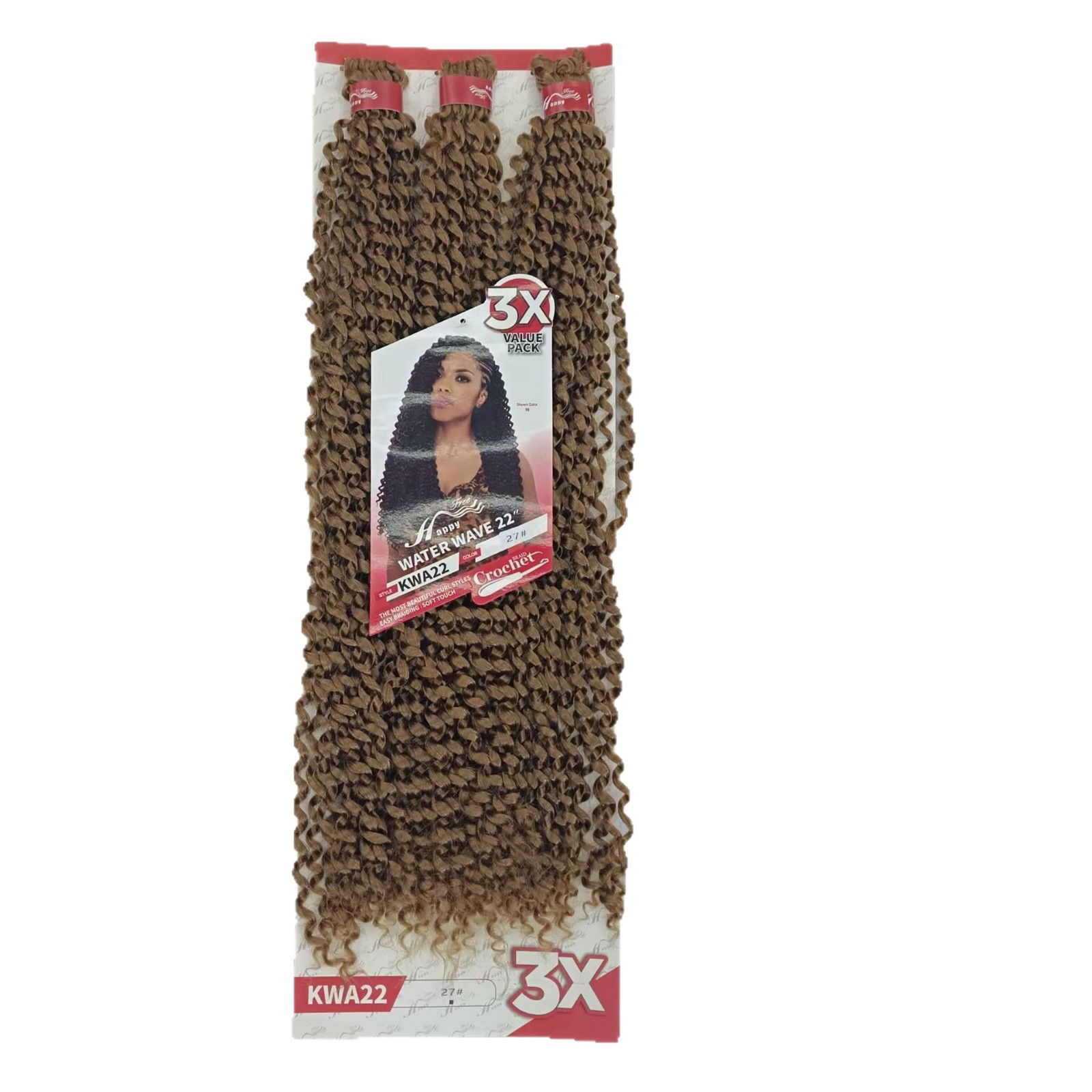 Fashion Hair Passion Twist Hair Water Wave Crochet Peluca de ganchillo