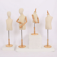 儿童模特道具童装店半身小孩拍照带头童装模特架服装店模特展示架