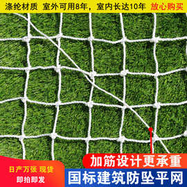 白网工地防护网钢结构平网货柜网建筑电梯井兜网封车网防风网