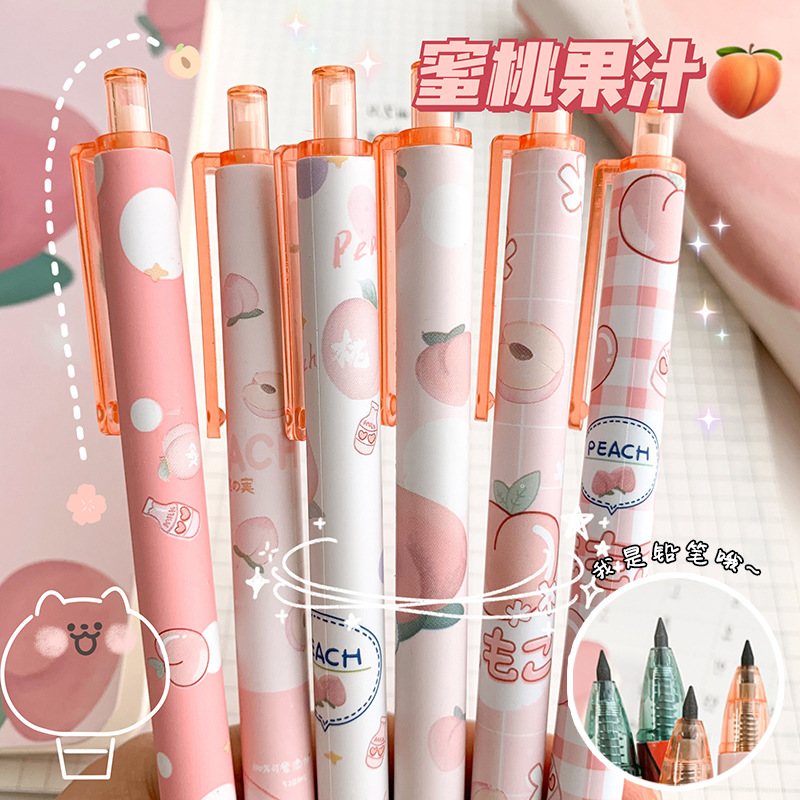 Magic Card Creative Eternal Pencil Ins Style Cute Girl Heart Eternal Pen Durable Not Easy to Break without Cutting Pencil Wholesale