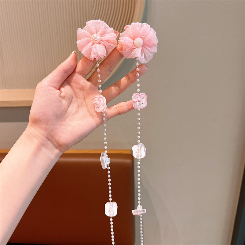 Super inmortal mariposa clip de cabello para niños trenzados clip de cabello para niñas publicas suecas joyas de cadena trenzada para niñas