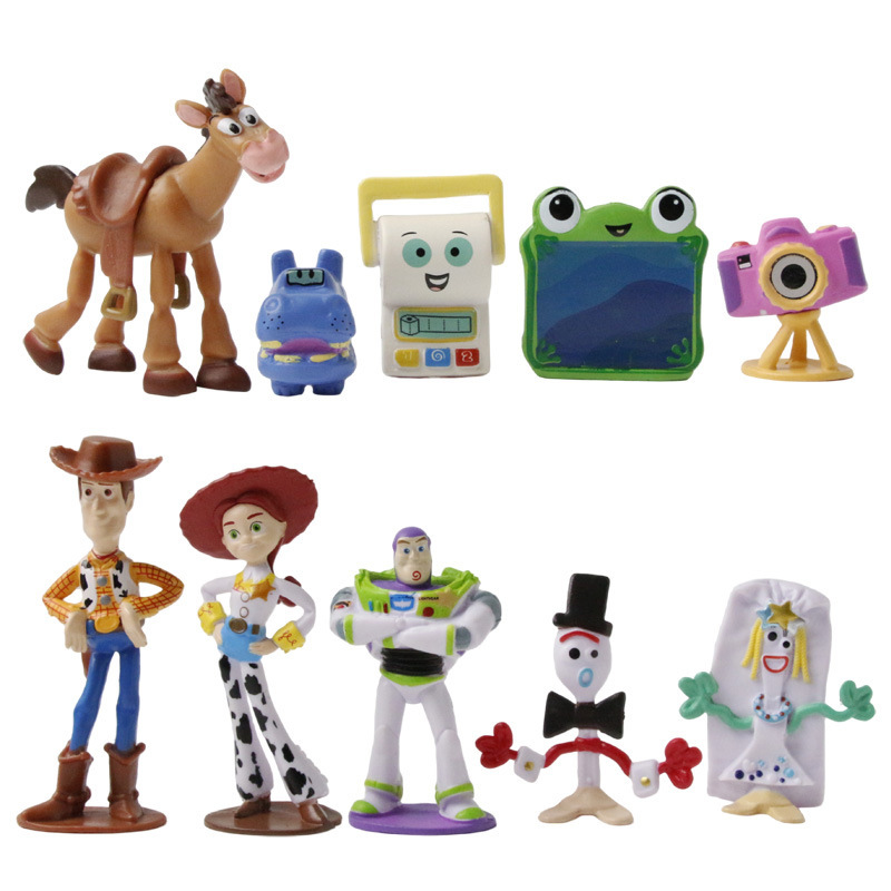 Cross-Border 10-Piece Toy Story Cartoon Figurines Woody and Buzz Lightyear Ornaments Toys Cross-Border 10-Piece Toy Story Cartoon Figurines Woody and Buzz Lightyear Ornaments Toys