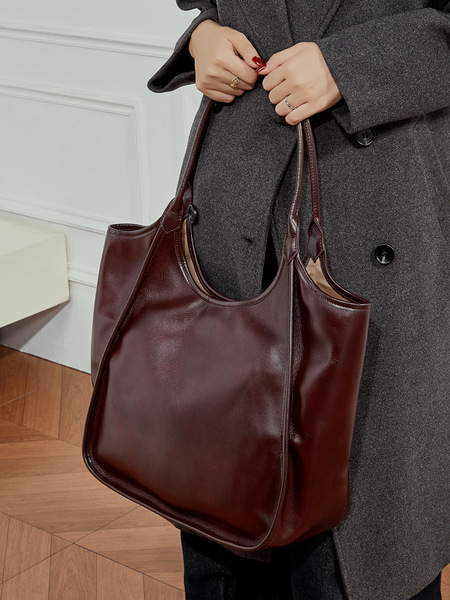 leather shoulder bag