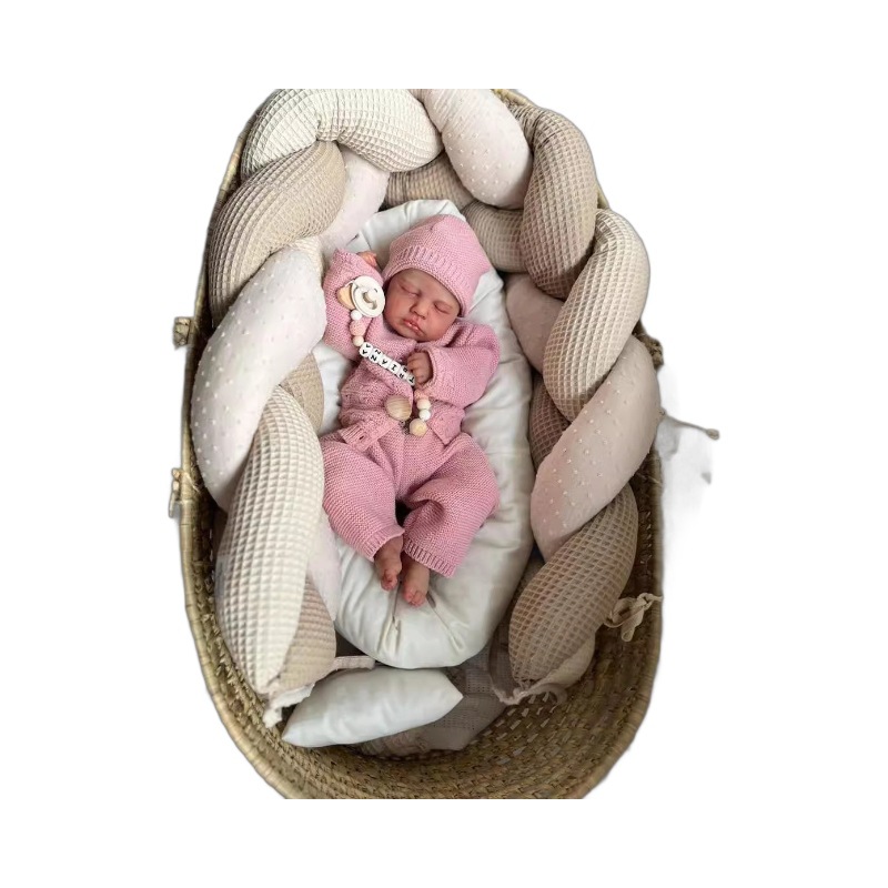 NPK genuino 49 cm muñeca de simulación de bebés renacer LouLou 3D piel de una pieza de cabello transfronterizo
