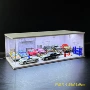 防尘收纳带灯展示车模