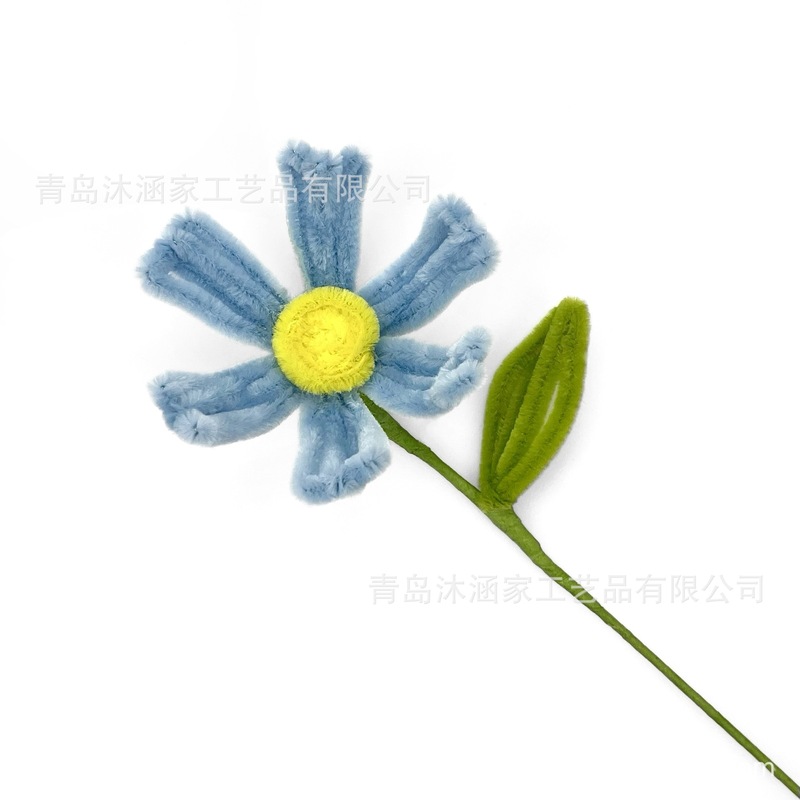 手作り DIY ツイストスティック小さなグサソウの花完成単一花造花バレンタインデーの誕生日ギフトガールフレンド|undefined