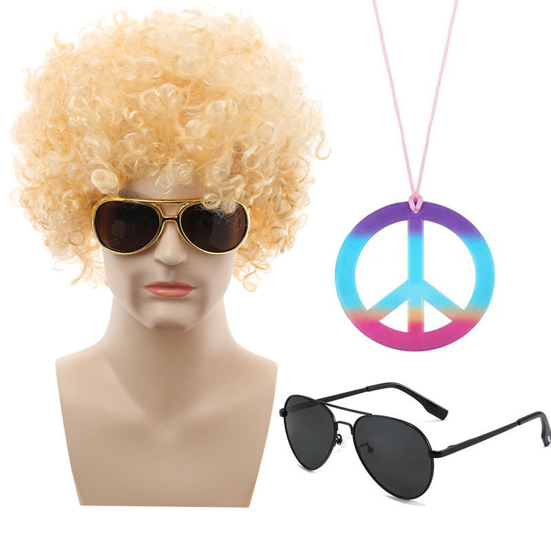 라이트 골든 팬 헤어 [블랙 컬러 1]]