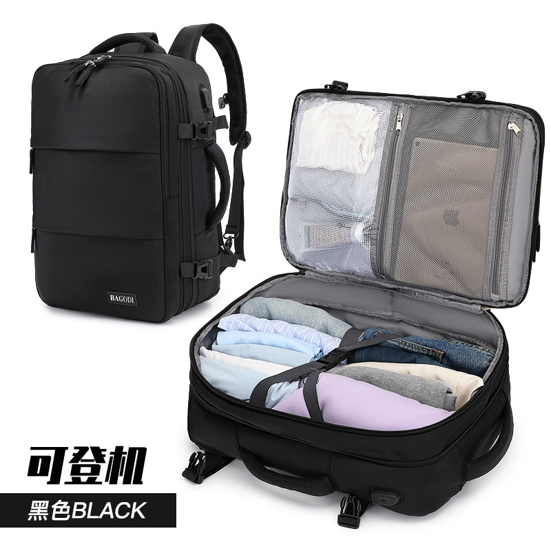 Cross-Border Women's New Computer Backpack Large Capacity Backpack Luggage Bag Business Trip Expandable Capacity Cross-Border Women's New Computer Backpack Large Capacity Backpack Luggage Bag Business Trip Expandable Capacity