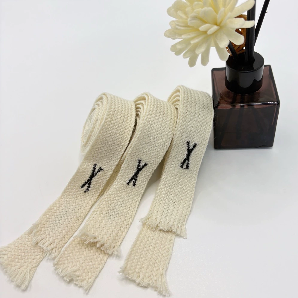 Полиэстер хлопок вышитый пояс для брюк с завязками