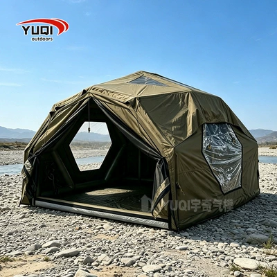 13.68 square meters outdoor Avtomobil dam çadırları - army-green-size-3836-27m-4-6-people