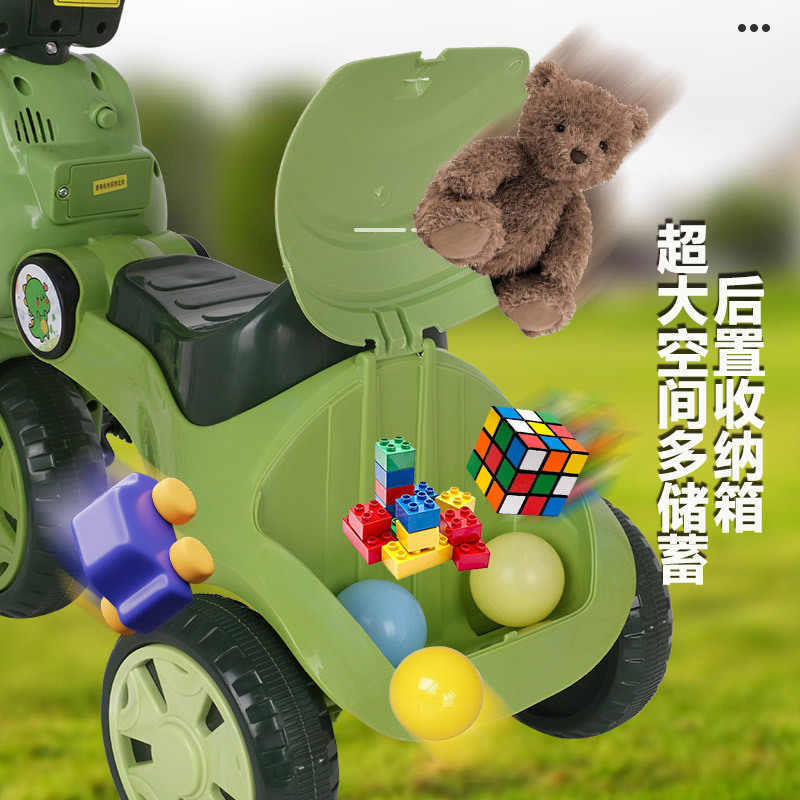 Triciclo de Dinosaurio para Niños de 1 a 3 Años de Plástico A Pedales image 5