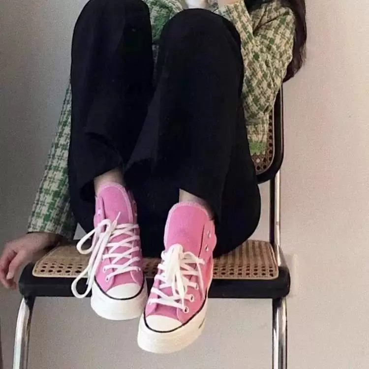 Классические тканевые высокие кеды Converse для мужчин и женщин