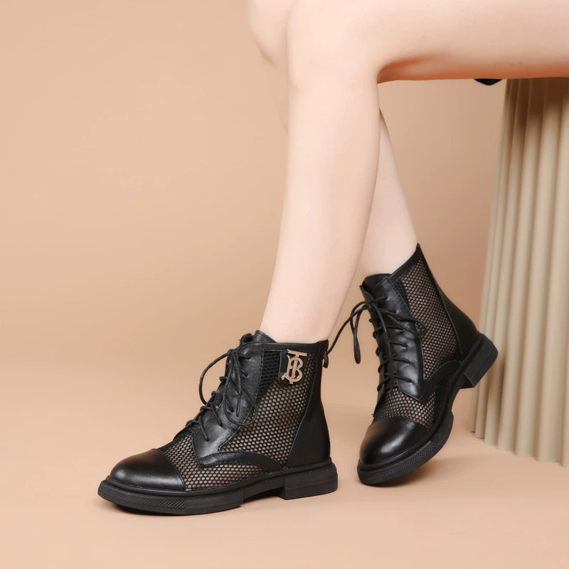 Martens, breathable summer boots, thin mesh sandals, 2024 years