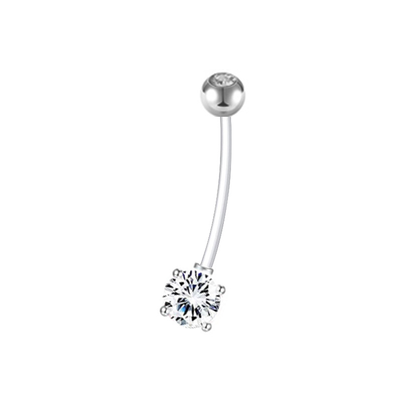 Modischer europäischer Schwangerschaftsring, Acryl-Pailletten-Bauchnabelpiercing, UV-beständiger Piercing-Schmuck, einfach zu tragen_voghion.com