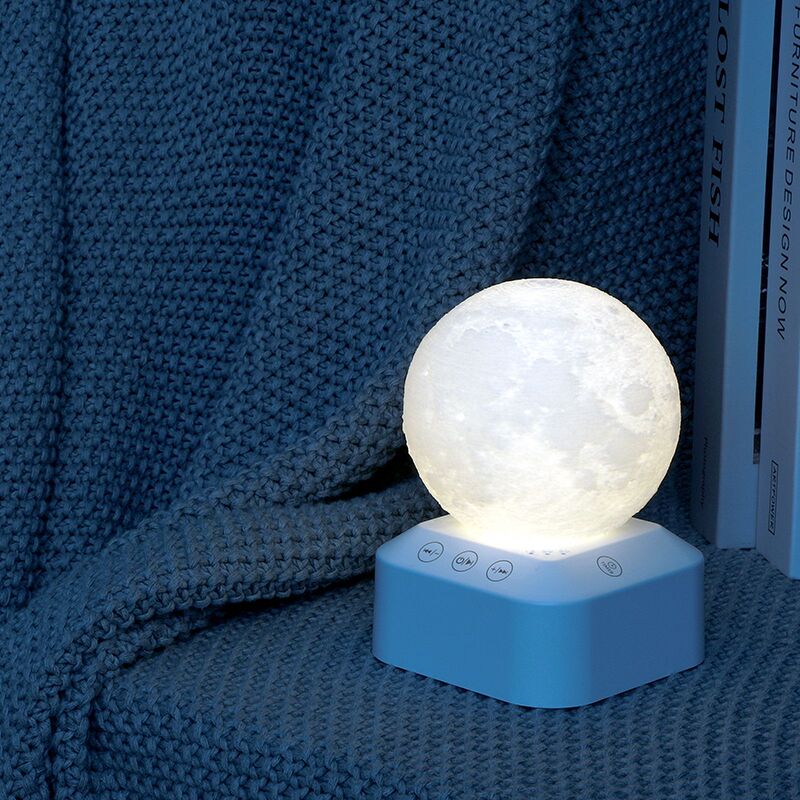 2025年新型七色月球灯睡眠器白騒音LED睡眠灯家庭用催眠器が睡眠を助ける|undefined