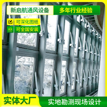 电动侧开天窗消防联动排烟换气天窗电动开窗自然通风电动侧开窗