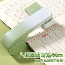 办公用订书机360度可旋转 可爱订书钉学生课堂家用可订中缝便携式