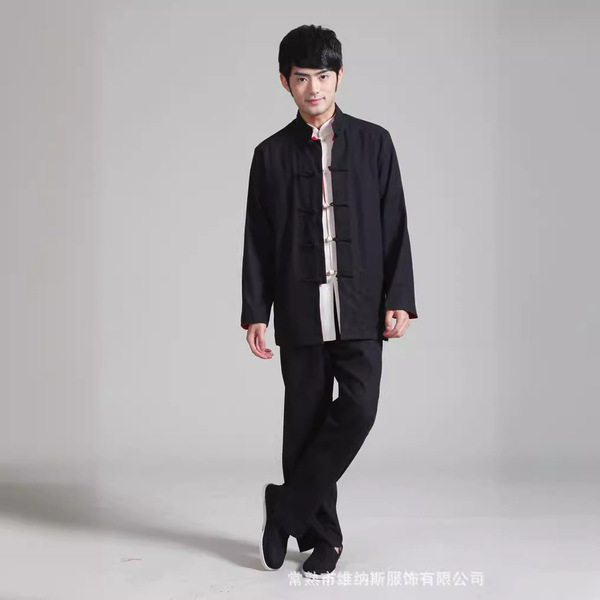 Double-sided ethnic long-sleeve