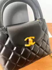 2025 New Versatile Handbag for Women, Quilted Bag, Single Shoulder Chanel-Style Fashion Simple Crossbody Bag, Genuine Leather Chain