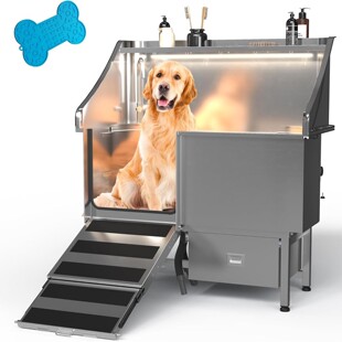 Popular Durable Stainless Steel Pet Bathing Tub for Foreign Trade, Stainless Steel Pet Bathtub, Dog Washing Pool, Universal for Pet Stores