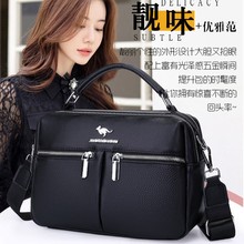 时尚手提包新款单肩包女真皮包包大容量通勤电脑包