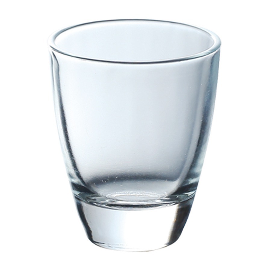 Fábrica de tazas de vidrio recto de 2oz tazas de vino comerciales de restaurantes logotipo de impresión de serigrafía tazas de vino de vino