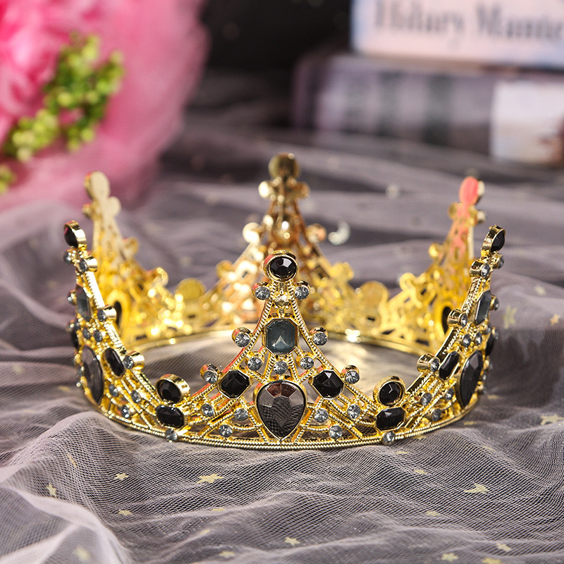 Fábrica directa transfronteriza corona de cabeza de cumpleaños torta de decoración ramo de flores decoración de novia corona de cabeza reina vestido de cumpleaños