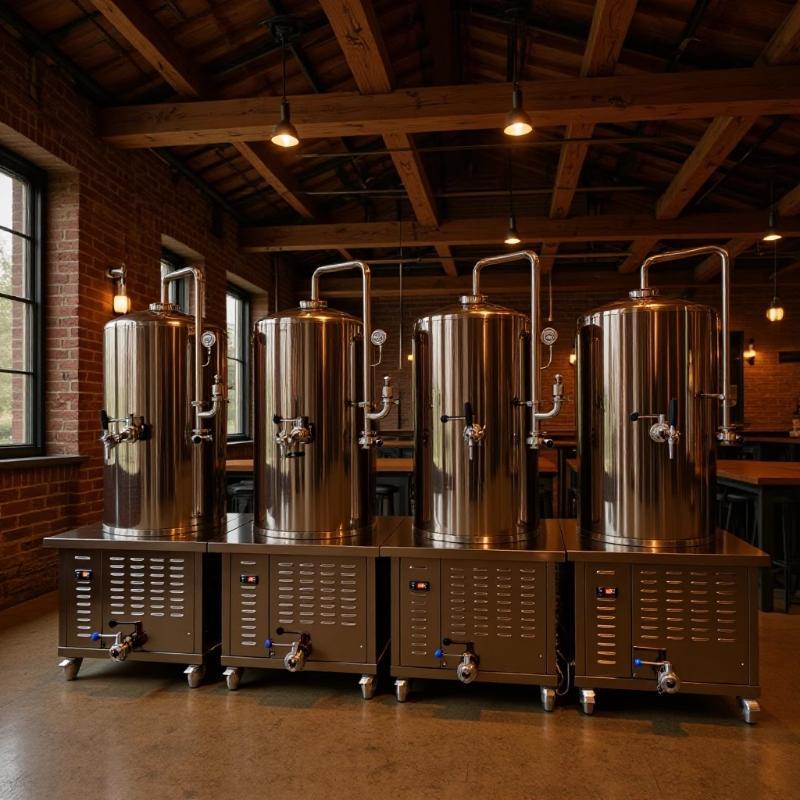Integrated Craft Beer Equipment, Beer Brewing Equipment, Fermentation Tank, Saccharification Tank, Craft Beer Equipment All-In-One Machine