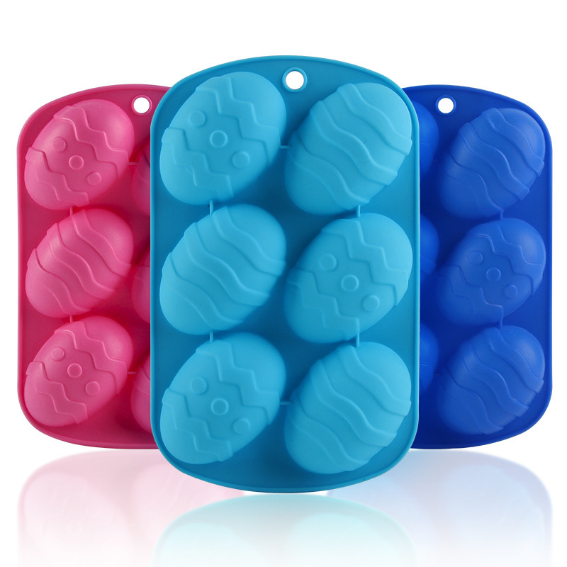 硅胶蛋糕模复活节蛋糕模硅胶烘焙工具彩蛋模具 鸡蛋形蛋糕模|ms