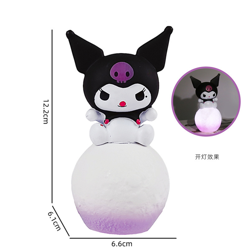 ライトボールケーキベーキングデコレーションオーナメントストロベリーベアクロミナイトライトキツネ漫画誕生日子供のギフト|undefined