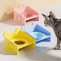 熊のufoの食器棚のかわいいペットの食器棚は高くなって首を保護します。