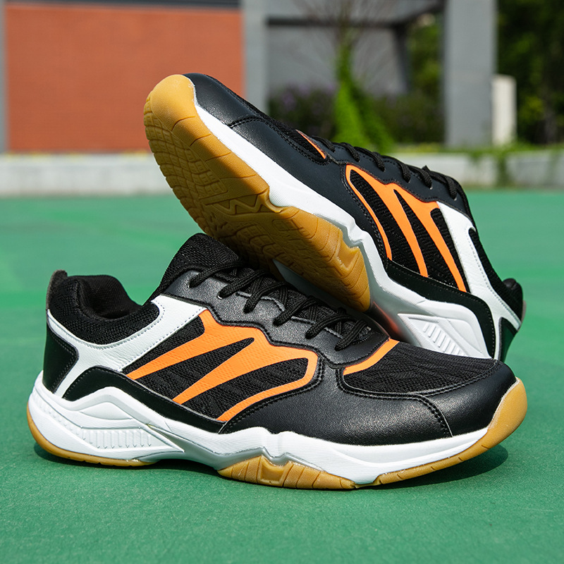 Nuevos zapatos de malla transfronterizos antideslizantes zapatos de bádminton transpirables zapatos de tenis casuales de moda al por mayor