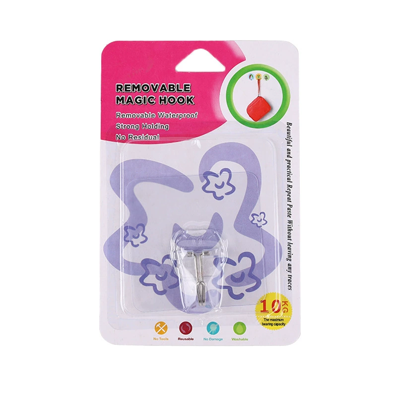 Breeding packaging without marks, powerful hook sticky glue, strange force, no trace hook, suction card, strong creative sticky hook