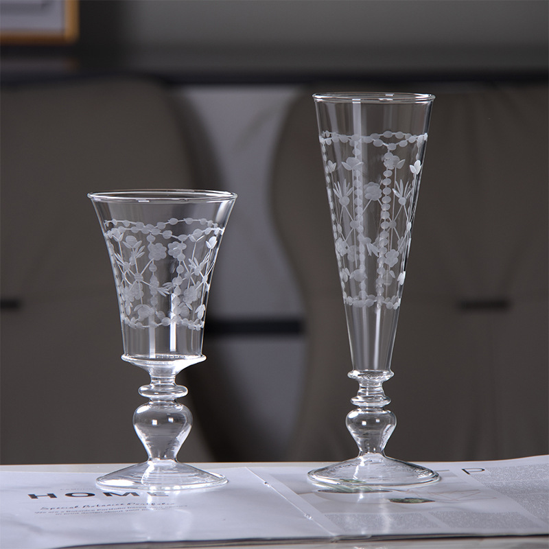 Taza de vidrio taza de jugo taza de bebida fría taza de té de leche Red roja creativa Taza de bebida grande batido de batido bebida taza de helado