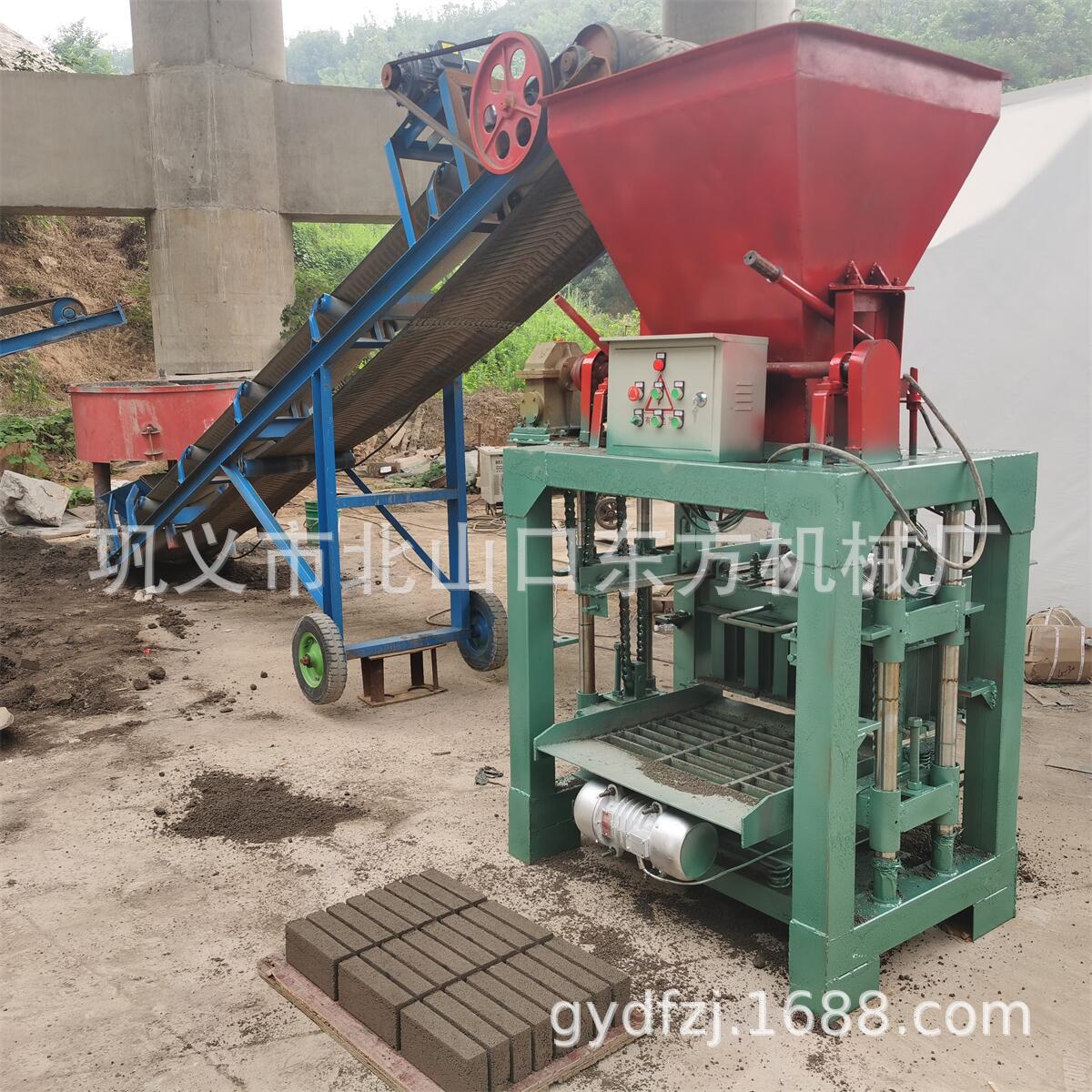 4-35B料斗240-115-50标砖生产线水泥制砖机出砖效率高免烧砖机