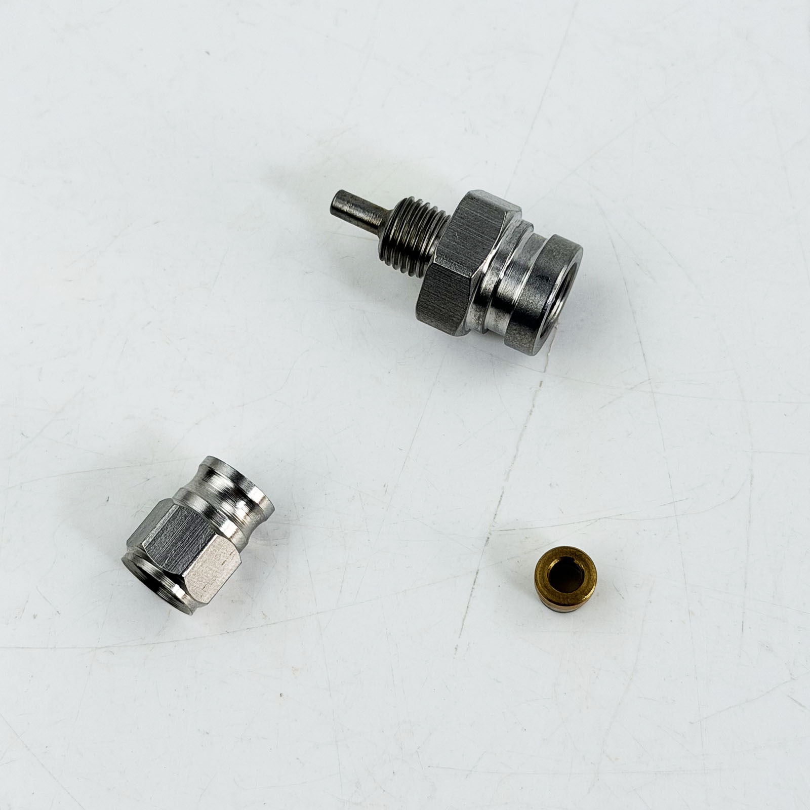 An3 Quick-Connect Brake Fitting Stainless Steel Modified Steel Hose Flared/Round Mouth Motorcycle Brake Hose Connector