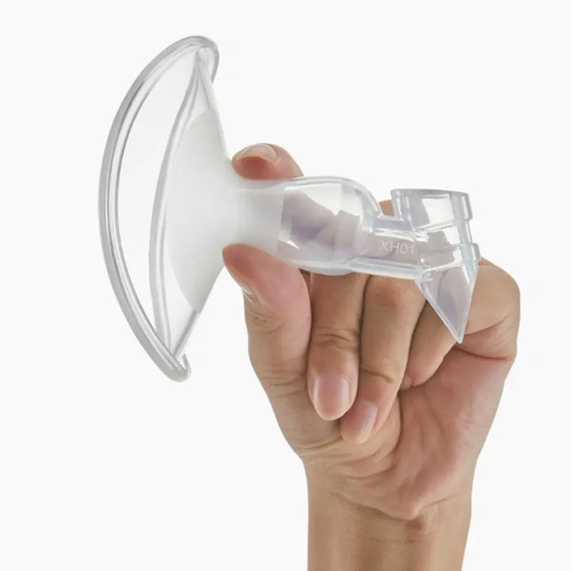 Silicone breast shield large diameter bell mouth electric breast pump accessories integrated soft tee accessories manufacturers