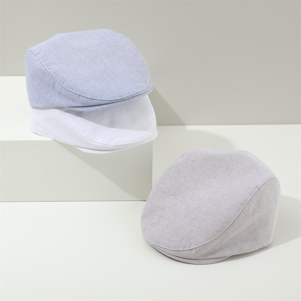 Sombreros para bebés primavera y otoño boina para bebés sombreros de sol sólidos para niños y niñas sombreros de verano para niños