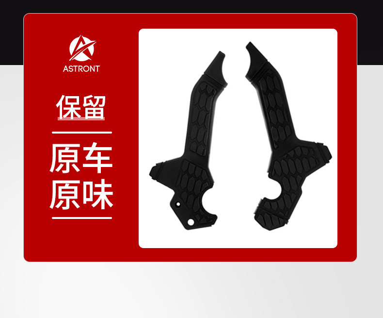 Off-road motorcycle modification accessories are suitable for Honda CRF300L special frame scratch protection board