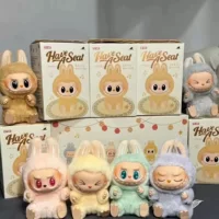 Macaron LABUBU Sitting Party 2-го поколения 2.0 Виниловая мягкая подвеска Модный подарок в слепой коробке