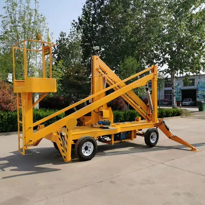 Curved Arm Folding Arm Type Aerial Work Platform Diesel Engine Battery Lift 360 Degree Rotating Aerial Work Platform Curved Arm Lift (Avtomobil fırlanan platformaları) - curved-arm-lift-deposit