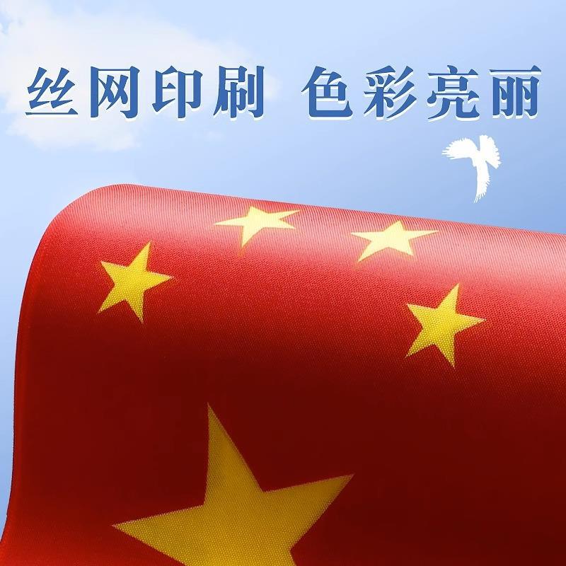 手摇五星红旗节日庆典7号8号带杆迷你锦旗国庆装饰旗帜手挥小旗|undefined