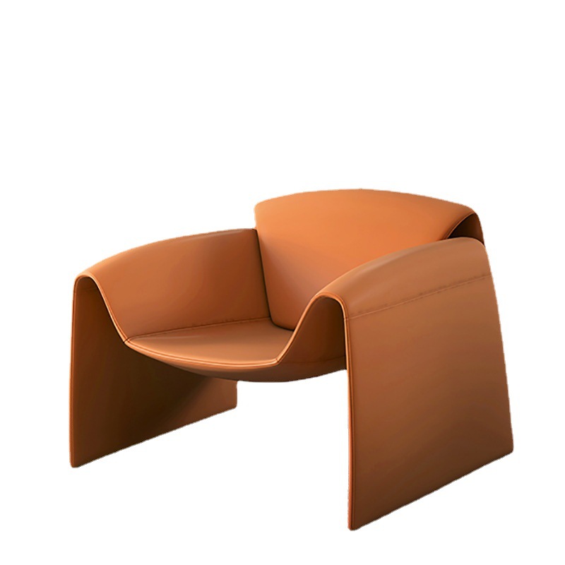 Silla de diseño minimalista italiana sofá de una persona sala de estar creativa M-silla de cangrejo silla de tigre simple